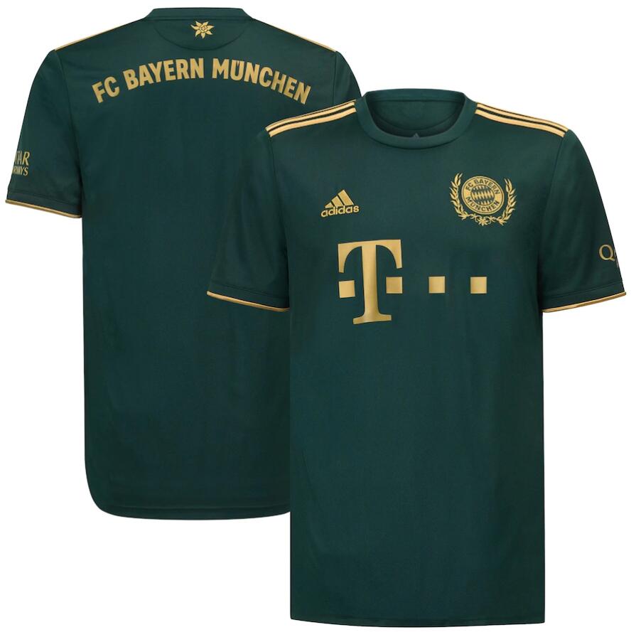 2021/22 Bayern Munich Oktoberfest Fourth Green Soccer Jersey Shirt